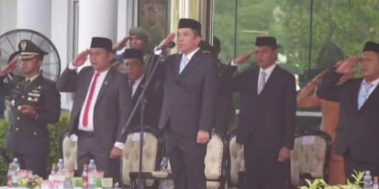 Pemkab Karawang Khidmat Gelar Upacara Peringatan Harli Lahir Pancasila Tahun 2026