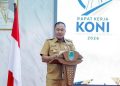 Wabup Karawang Apresiasi Raker KONI Karawang TA 2025