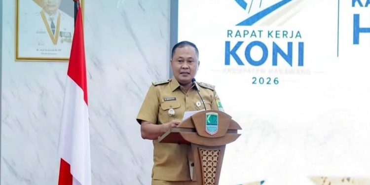 Wabup Karawang Apresiasi Raker KONI Karawang TA 2025