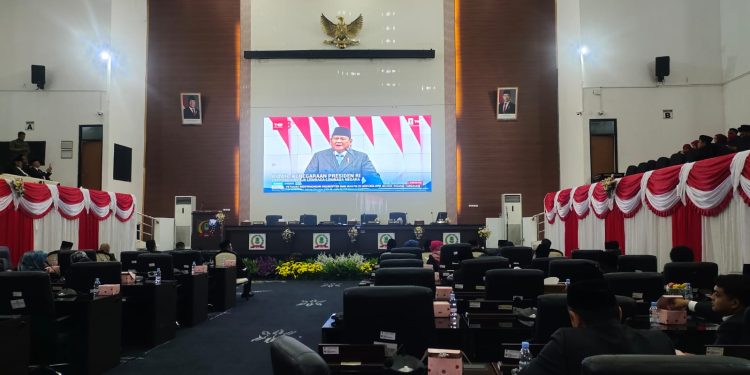 DPRD Karawang Gelar Paripurna, Simak Pidato Kenegaraan Presiden Jelang HUT RI Ke-81