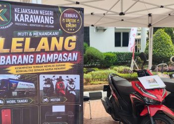 Kejari Karawang Umumkan Lelang Barang Rampasan