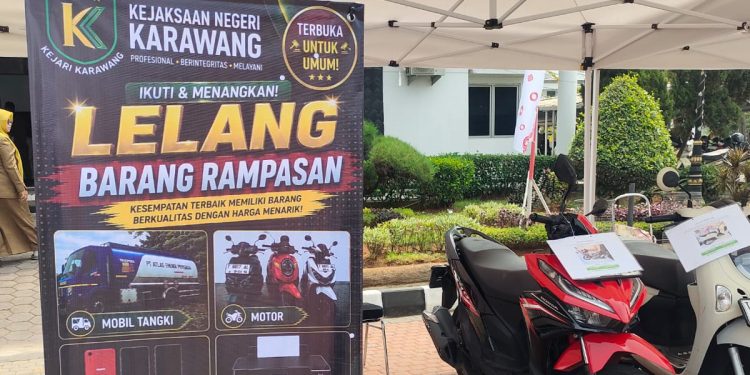 Kejari Karawang Umumkan Lelang Barang Rampasan