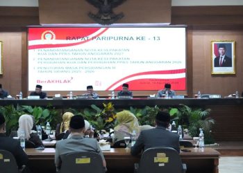 DPRD Kota Tasikmalaya Gelar Sidang Paripurna Mendengarkan Pidato Kenegaraan Presiden RI