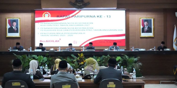 DPRD Kota Tasikmalaya Gelar Sidang Paripurna Mendengarkan Pidato Kenegaraan Presiden RI