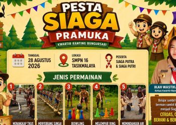 Kwarran Bungursari Gelar Pesta Siaga, Tanamkan Kemandirian & Kebersamaan Pada Anggota Siaga