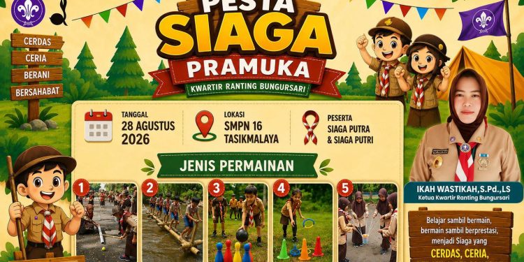 Kwarran Bungursari Gelar Pesta Siaga, Tanamkan Kemandirian & Kebersamaan Pada Anggota Siaga