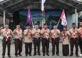 Kwarran Indihiang Gelar Upacara Peringatan HUT Gerakan Pramuka Ke-65