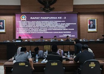 DPRD Kota Tasikmalaya Khidmat Gelar Rapat Paripurna Ke-2 Bahas Dua Raperda Tentang Kesehatan & Perubahan Nama BPR Syariah Al-Madinah