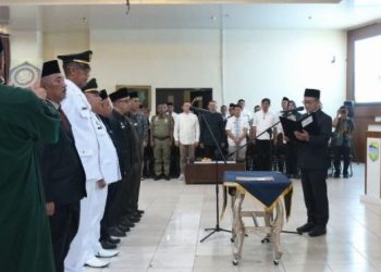 Bupati Tasikmalaya Lantik 19 Pejabat, Satu Diantaranya Kepala DPMD