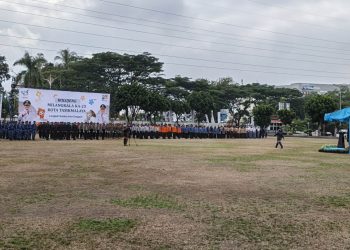 Khidmat! Upacara Peringatan Hari Jadi ke-25 Kota Tasikmalaya di Halaman Balai Kota, Usung Tema “Langkah Santun, Jiwa Tangguh”